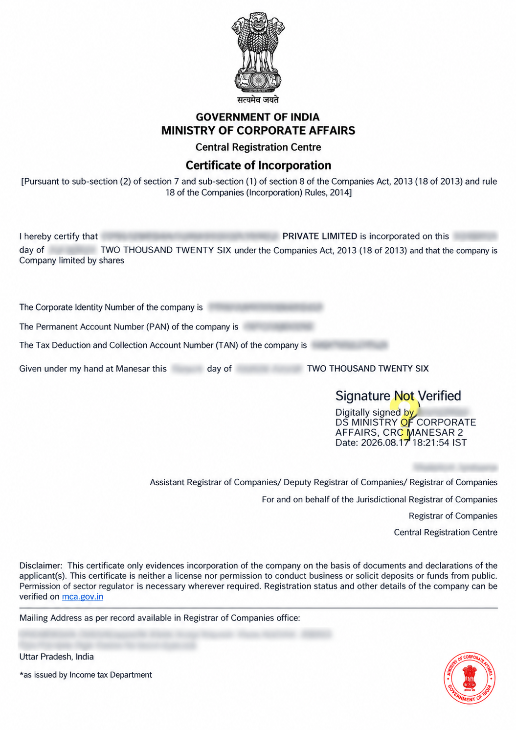 Legalstartup certificate 6
