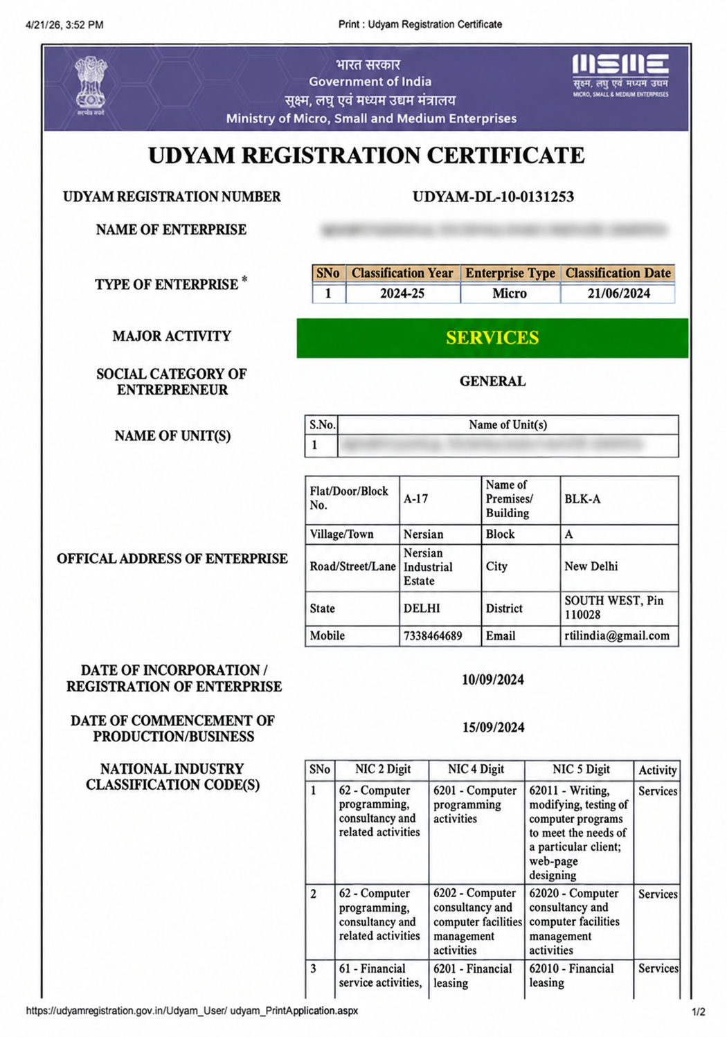 Legalstartup certificate 2